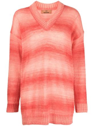 Missoni gradient striped knitted jumper - women - Alpaca/Polyamide/Mohair - 36 - Pink