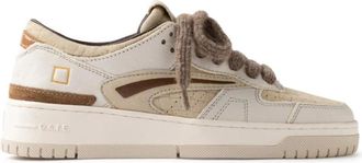 D.A.T.E. Torneo Sneaker - Dames - Sneakers - Beige - 41 EU - Leer - Schoenen