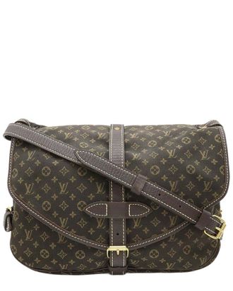 Louis Vuitton Brown Monogram Canvas Mini Lin Saumur 30 (Authentic Pre-Loved)