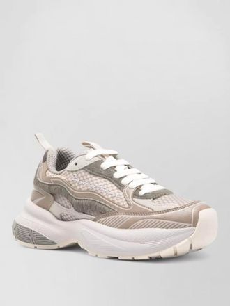 Emporio Armani sneakers mesh detailing chunky sole pull tab