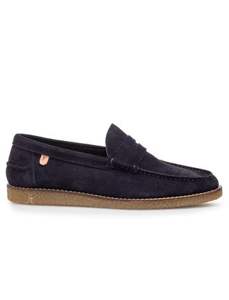 Floris Van Bommel Van Bommel loafer navy donkerblauw met zomerse look