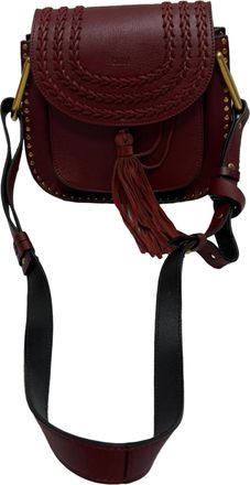 Chlo&eacute; Chlo&eacute; Small Hudson Crossbodytas in bordeauxrood leer