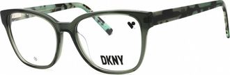 DKNY Ladies Transparent Rectangular Eyeglass Frames DK5054