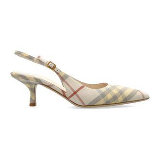 Burberry Pumps, female, Beige, Size: 10 US Pointed-Toe Pumps