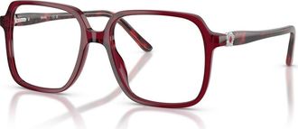 Sferoflex 55mm Square optical glasses in Red at Nordstrom