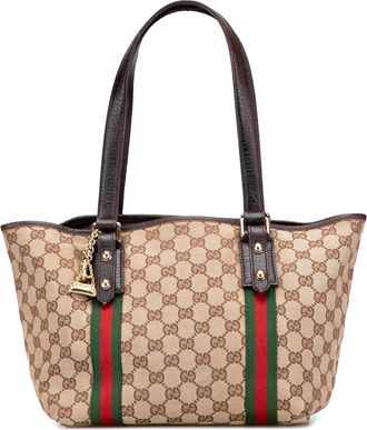Gucci Pre-owned Womens Gg Canvas Tote Bag - Tan Textile - One Size