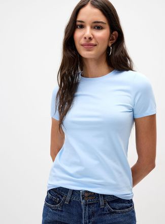 Twik Womens Lightweight jersey crew-neck Tee Shirt Slim fit