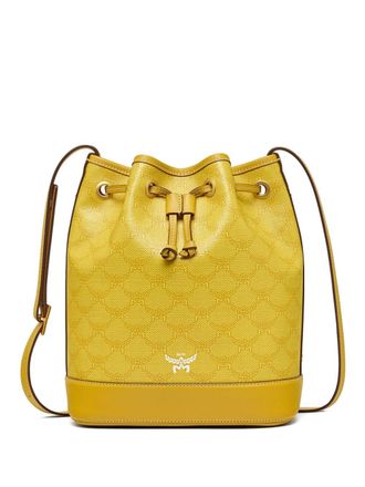 MCM Himmel medium bucket-tas - Geel