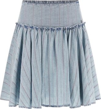 Guess Denim Skirts - Dames - Spijkerrokken - Blauw - W24 - Denim - Rokken