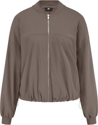 Riani Jack/Breiwerk - Dames - Bomber jackets - Grijs - L - Jassen
