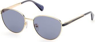 Max & Co. MO0105 30V Womens Sunglasses Gold Size 54