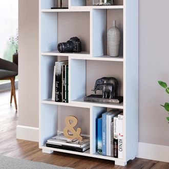 Vicco Separador De Ambientes Domus, Blanco, 60.2 X 120 Cm 8 Compartimentos