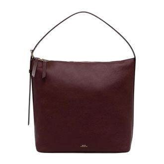 A.P.C. Vera Tas - Dames - Schoudertassen - Bruin - ONE Size - Katoen - Tassen
