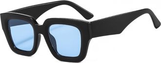 Generic Large Frame Mens And Womens Sunglasses Outdoor Commuting Sports Party Sun Glasses(Blue)