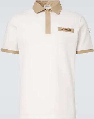 Moncler Polo de piqu&eacute; de algod&oacute;n con logo