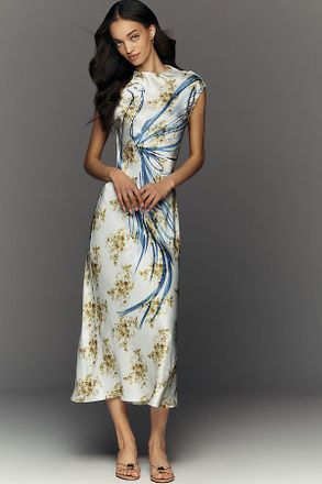 Maeve Mock-Neck Midi Slip Dress