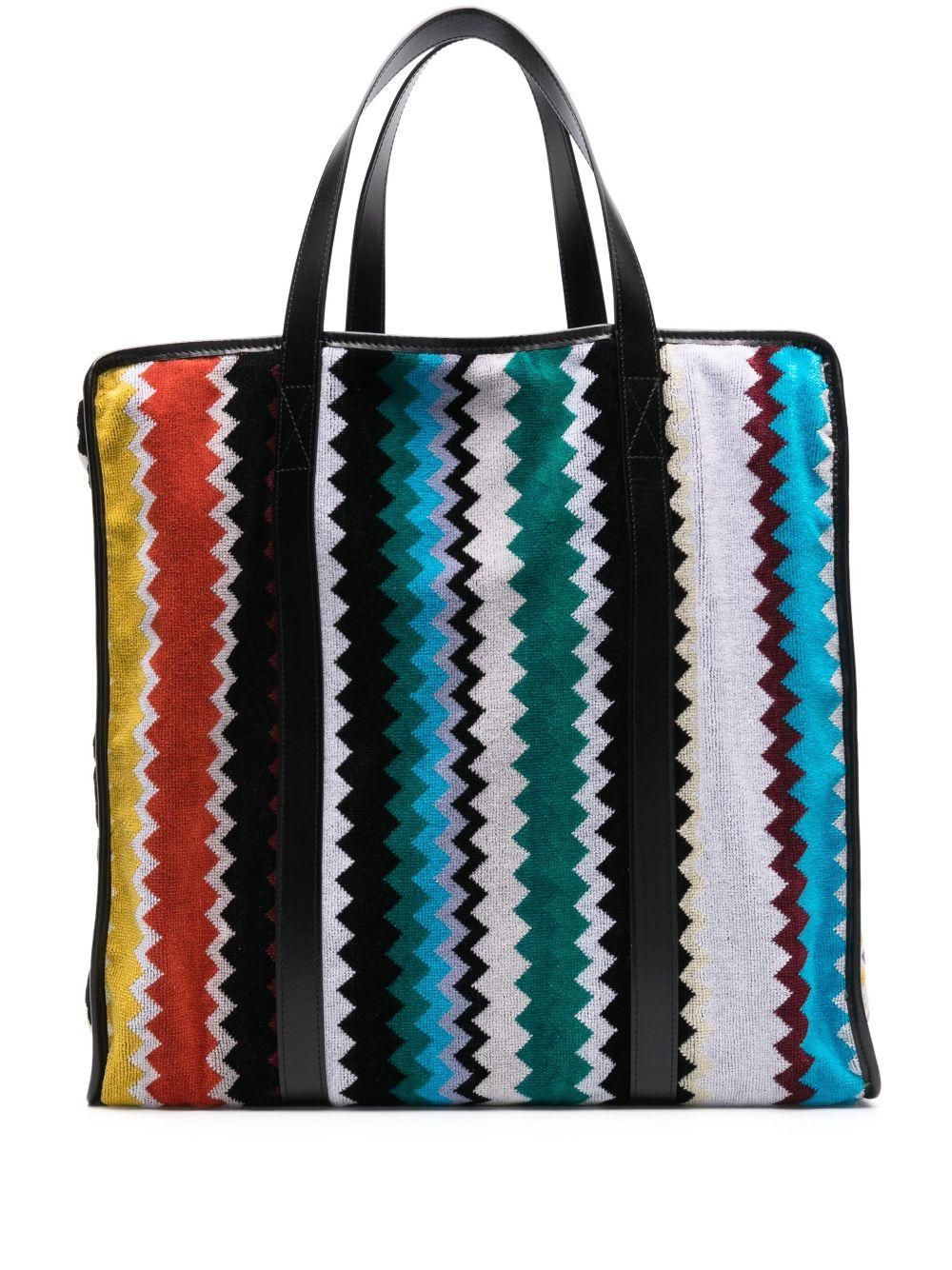 Missoni Waterproof Duffle outlets Bag, Modern Design Travel Bag, Colorful Shoulder Bag