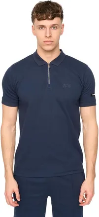 Duck and Cover Heren Sherborn Katoenen Poloshirt (Marineblauw)