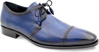 Mezlan 2-Eyelet Cap Toe Leather Derby in Blue at Nordstrom Rack, Size 11.5