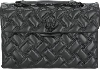 Kurt Geiger Kensington Drench Bag - Dames - Schoudertassen - Zwart - ONE Size - Leer - Tassen