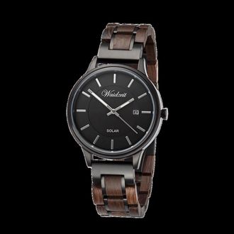Waidzeit Mystic Solar Watch - Unisex in Dark Brown