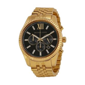 Michael Kors Accessoires, Heren, Geel, ONE Size, Analoog Quartz Horloge