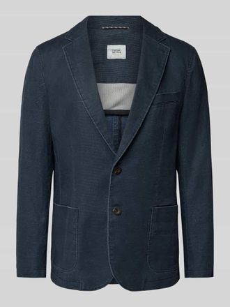 Camel Active Regular Fit Sakko aus Baumwoll-Leinen-Mix in Marine, Gr&ouml;&szlig;e 25