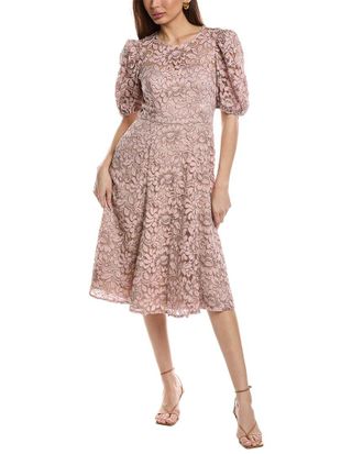 Eliza J Lace Midi Dress