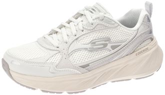 Skechers 150493 EDGERIDE Slate Azzurro Scarpe Donna Sneakers Lacci Tessuto, Dirty white, 4 UK