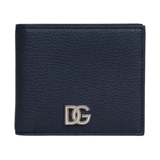 Dolce & Gabbana Heren, Accessoires, Blauw, Maat: ONE Size Leer