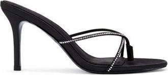 Femme Sicilian Crystal Mule in Noir Crystal at Nordstrom, Size 12