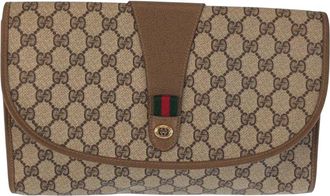 Gucci Vintage Beige Clutch Bag (Authentic Pre-Loved)