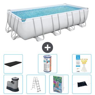 Bestway Piscina Bestway Power Steel Rectangular - 549x274x122 Cm - 8-piezas S619