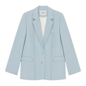 &Aacute;eron Jassen, Dames, Blauw, XS, Polyester, Tonka