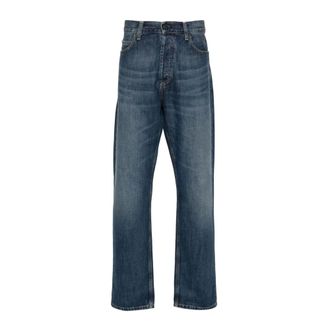 Carhartt Work in Progress Jeans, Heren, Blauw, W33 L32, Katoen, Marlow Pant