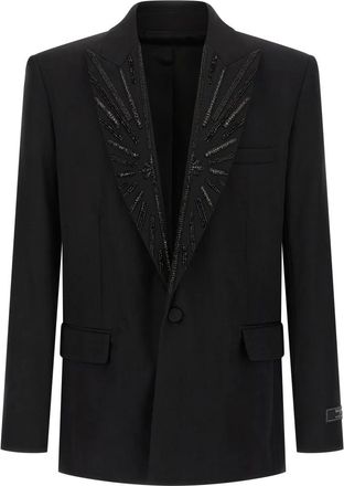 Balmain Hombre, Chaquetas, Negro, Talla: L