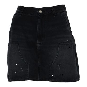 Carhartt Work in Progress Carhartt Wip, Denim Skirts, female, Black, Size: XS Skirts