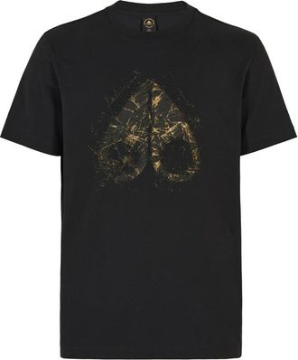 Moose Knuckles Icebreak Logo Tee - Heren - T-shirts - Zwart - S - Tops