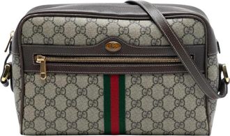Gucci Pre-owned Crossbody Bag - Dames - Vintage Schoudertas - Bruin - ONE Size - Vintage