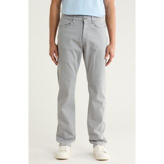Mavi Zach Straight Leg Twill Pants in Misty Grey Ocean City at Nordstrom Rack, Size 30 X 30