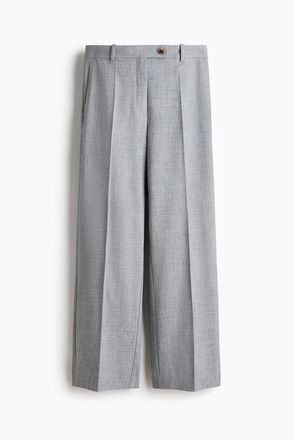 H&M Elegante Hose - Graumeliert