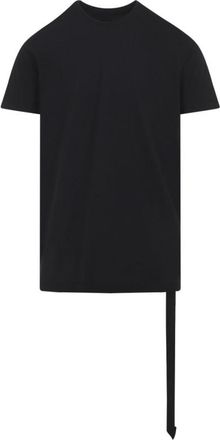 Rick Owens Black Crewneck Cotton T-Shirt