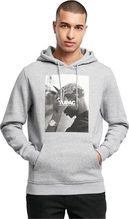 Mister Tee Herren 2Pac FCK The World Hoody Kapuzenpullover, Heather Grey, M