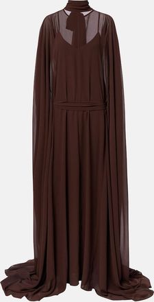 De La Vali Nila chiffon gown