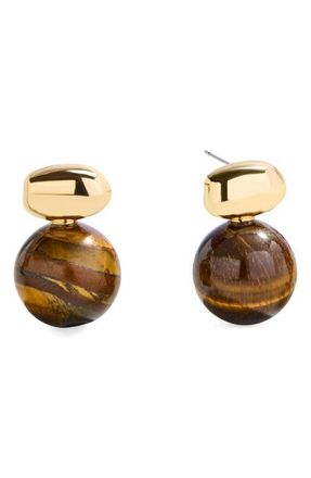 BaubleBar Nat Stud Earrings in Gold at Nordstrom