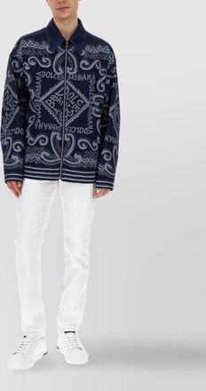 Dolce & Gabbana printed cotton shirt jacket