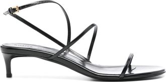 Khaite 35mm Loop Sandals - Womens - Calf Leather