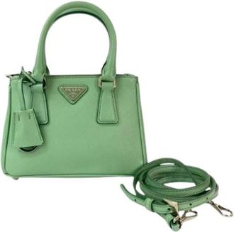 Prada Pre-owned Mini Bags, female, Green, Size: ONE SIZE Pre-owned Vintage Mini Bag