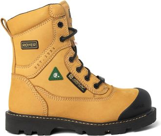 Royer Cosm&eacute;tique Mens Flx Airflow Metal-Free Waterproof Work Boots In Beige
