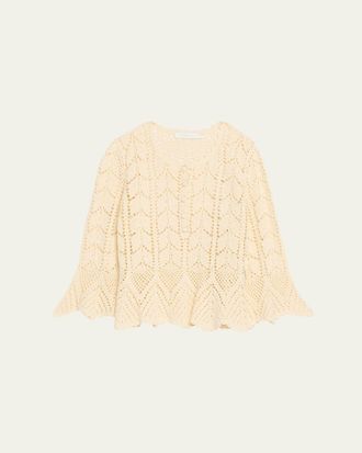 Zimmermann Awaken Lace Crochet Top